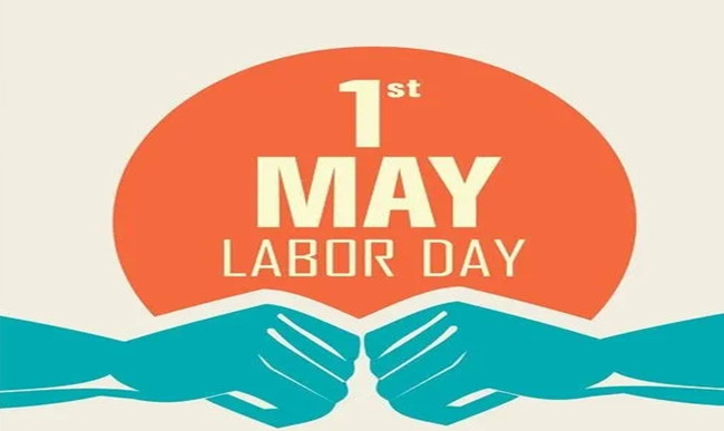 Notice of upcoming May Day holiday from Ahsuperchem